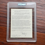 JOHN F. KENNEDY * PSA * Autograph WHITE HOUSE Letter Signed 1 Month Before Death