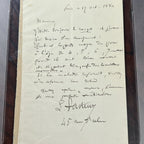 LOUIS PASTEUR * PSA/DNA * Autograph Letter Testing His Vaccine for Pigs Signed