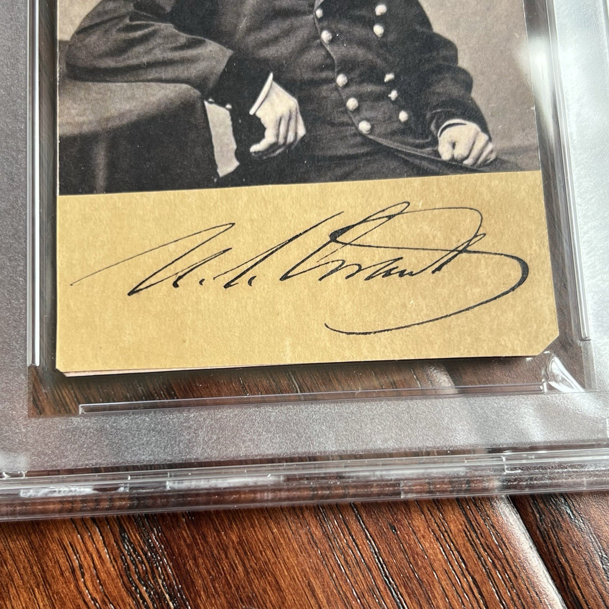 ULYSSES S. GRANT * PSA/DNA * Autograph CUT SIGNATURE Signed CDV  * Civil War