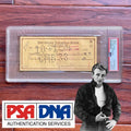 JAMES DEAN * PSA/DNA *  1954 AUTOGRAPH Bank Check SIGNED * Rebel Without a Cause