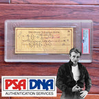 JAMES DEAN * PSA/DNA *  1954 AUTOGRAPH Bank Check SIGNED * Rebel Without a Cause
