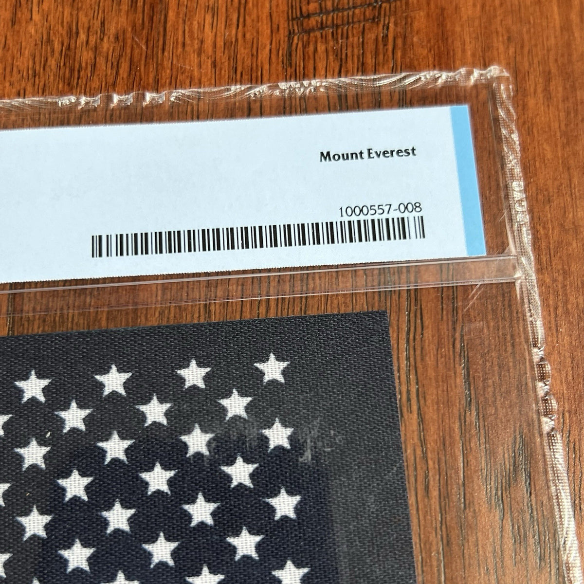 MOUNT EVEREST * CAG * GENUINE US MINI FLAG ARTIFACT CARRIED TO SUMMIT 29029 FT