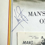 APOLLO 11 * Neil Armstrong Crew Signed ONE SMALL STEP Autograph Presentation FDC