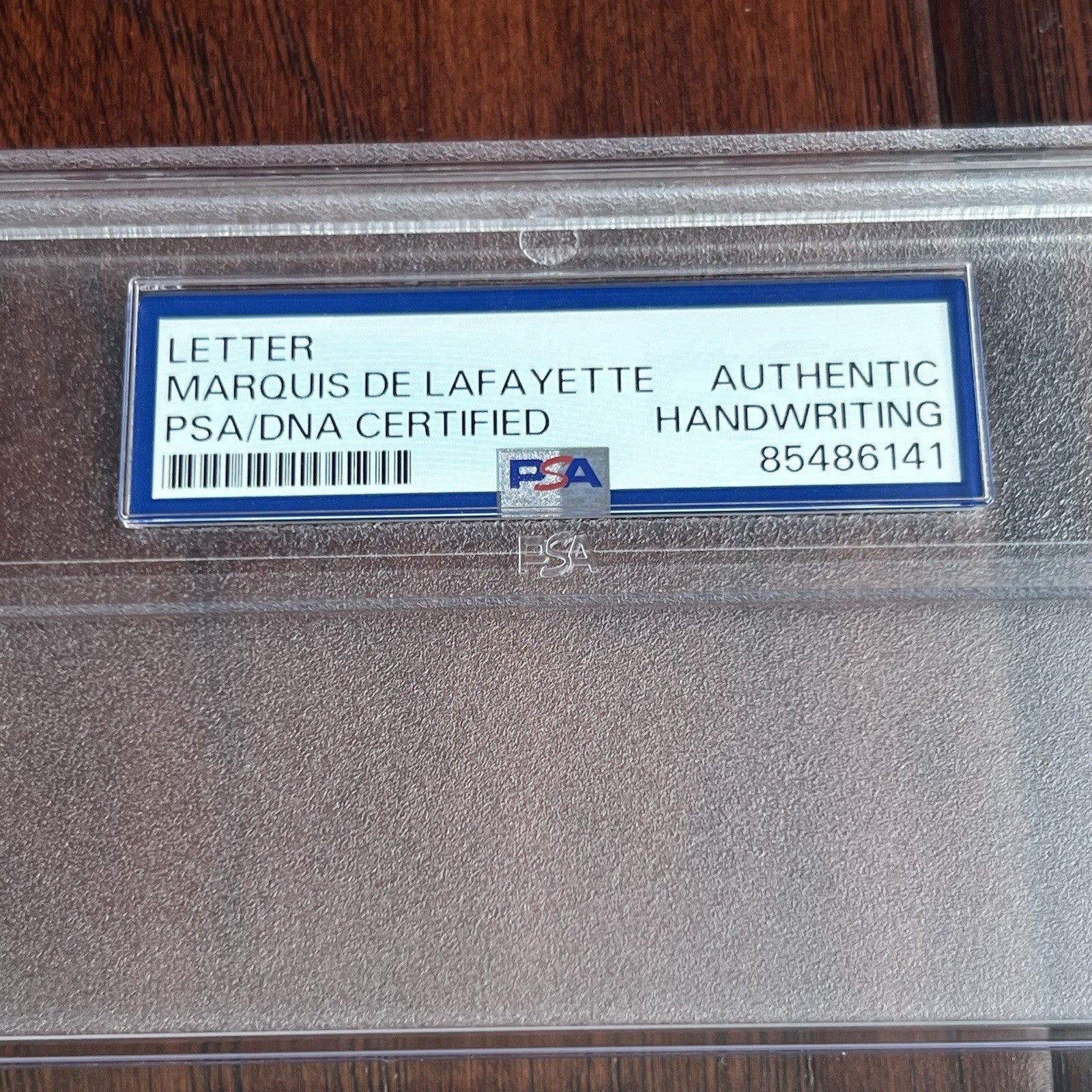 MARQUIS DE LAFAYETTE * PSA * Handwritten Autograph Note re: PRISON REFORM