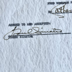 FRANK SINATRA * PSA * Autograph Movie Contract Signed Devil at Four O'Clock