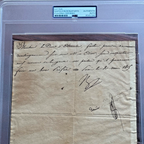 NAPOLEON BONAPARTE * PSA * Autograph Letter Signed During Hundred Days * 1815