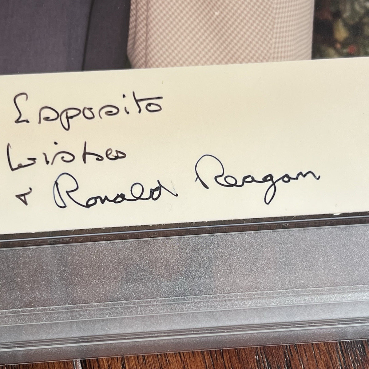 NANCY & RONALD REAGAN * PSA/DNA * Autograph Photo Portrait Signed * 1992