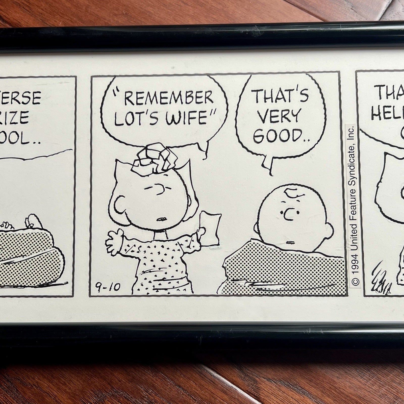 CHARLES SCHULZ * Original Signed Drawn Peanuts Artwork Comic Strip Autograph PSA
