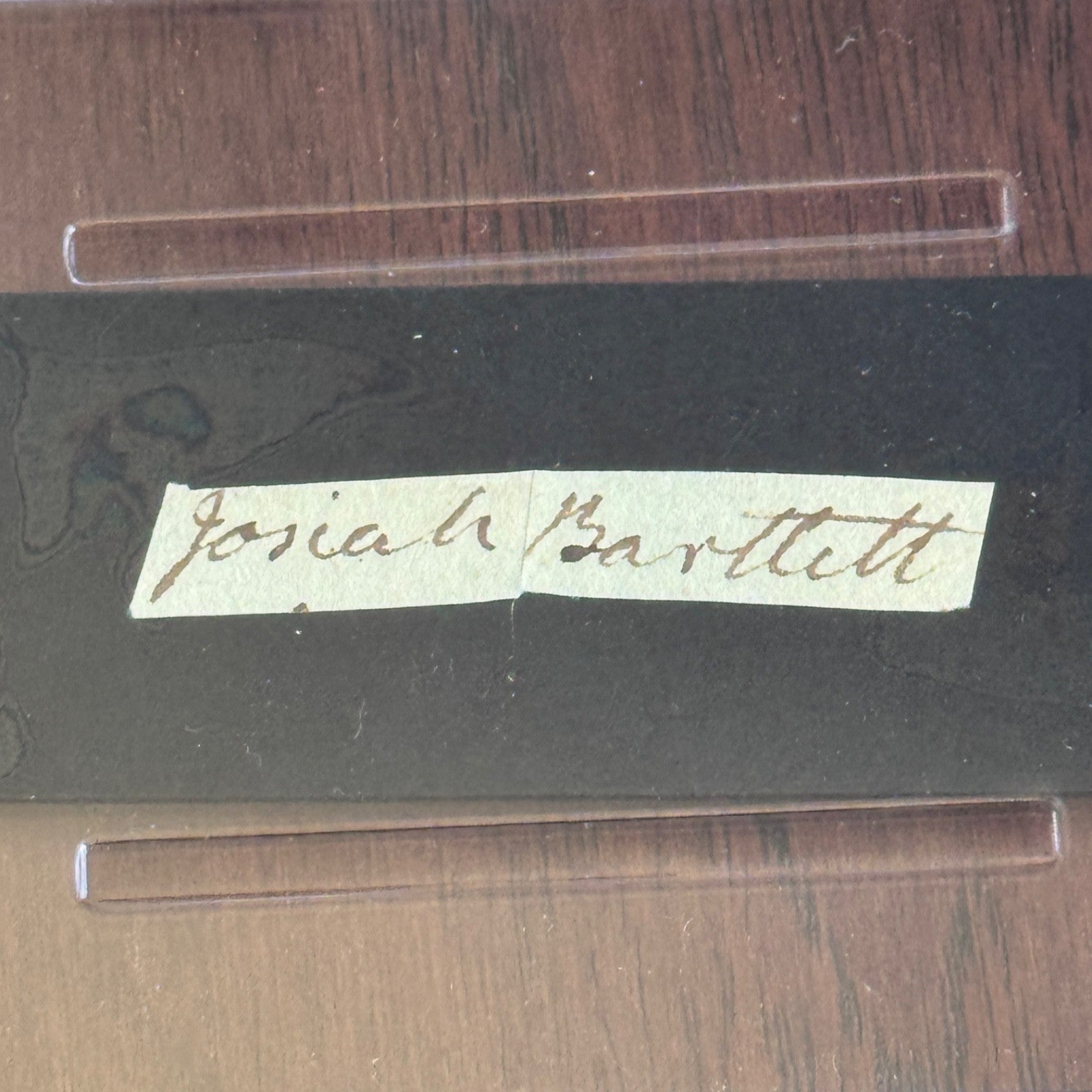JOSIAH BARTLETT MINT 9 Autograph Cut DECLARATION Independence