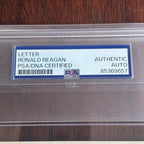 RONALD REAGAN * PSA * Autograph White House Letter Signed Dutch As President