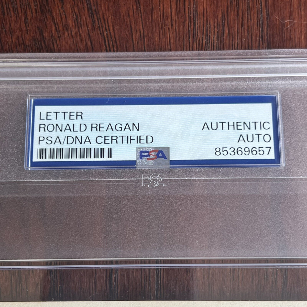 RONALD REAGAN * PSA * Autograph White House Letter Signed Dutch As President