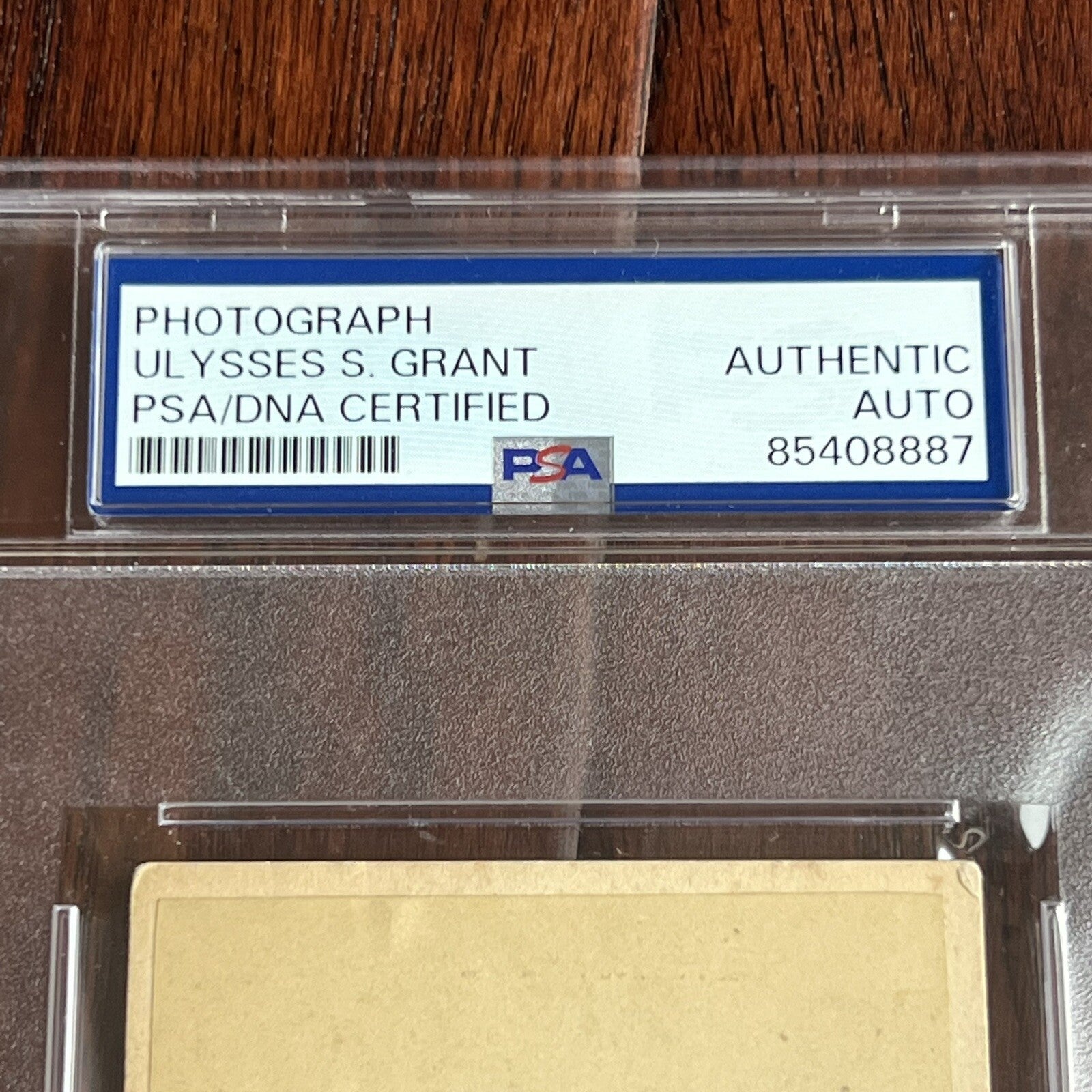 ULYSSES S. GRANT * PSA * Scarce AUTOGRAPH CDV Photo SIGNED Lieutenant General