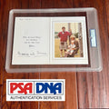 PRINCESS DIANA & KING CHARLES III * PSA * Autograph Family Xmas Card Signed 1983