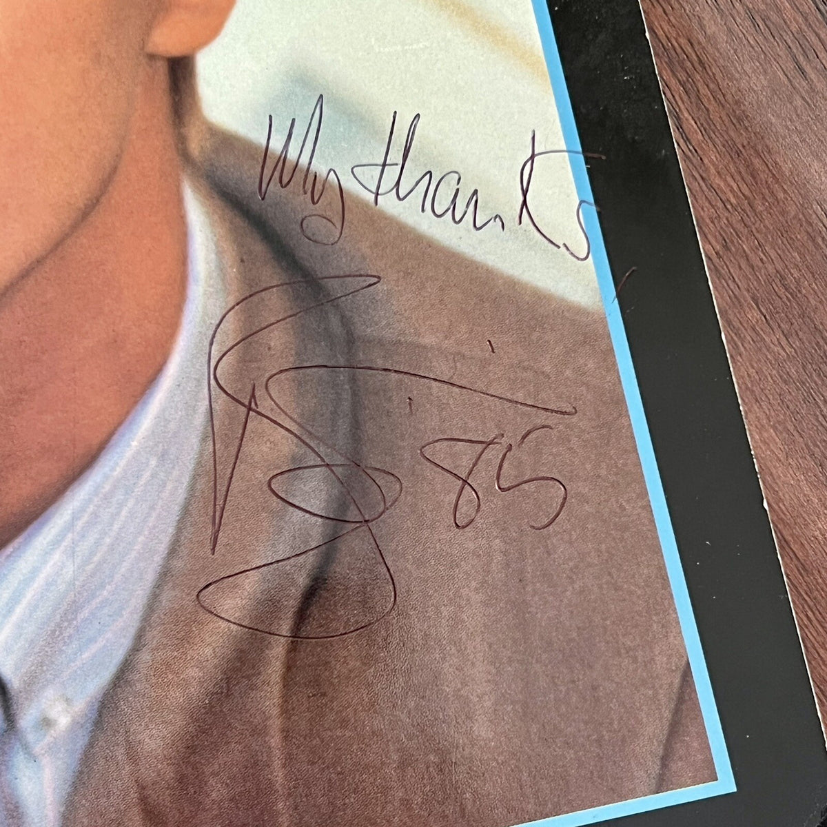 DAVID BOWIE * PSA/DNA * Hand Signed 1985 Promotional Photo Autograph