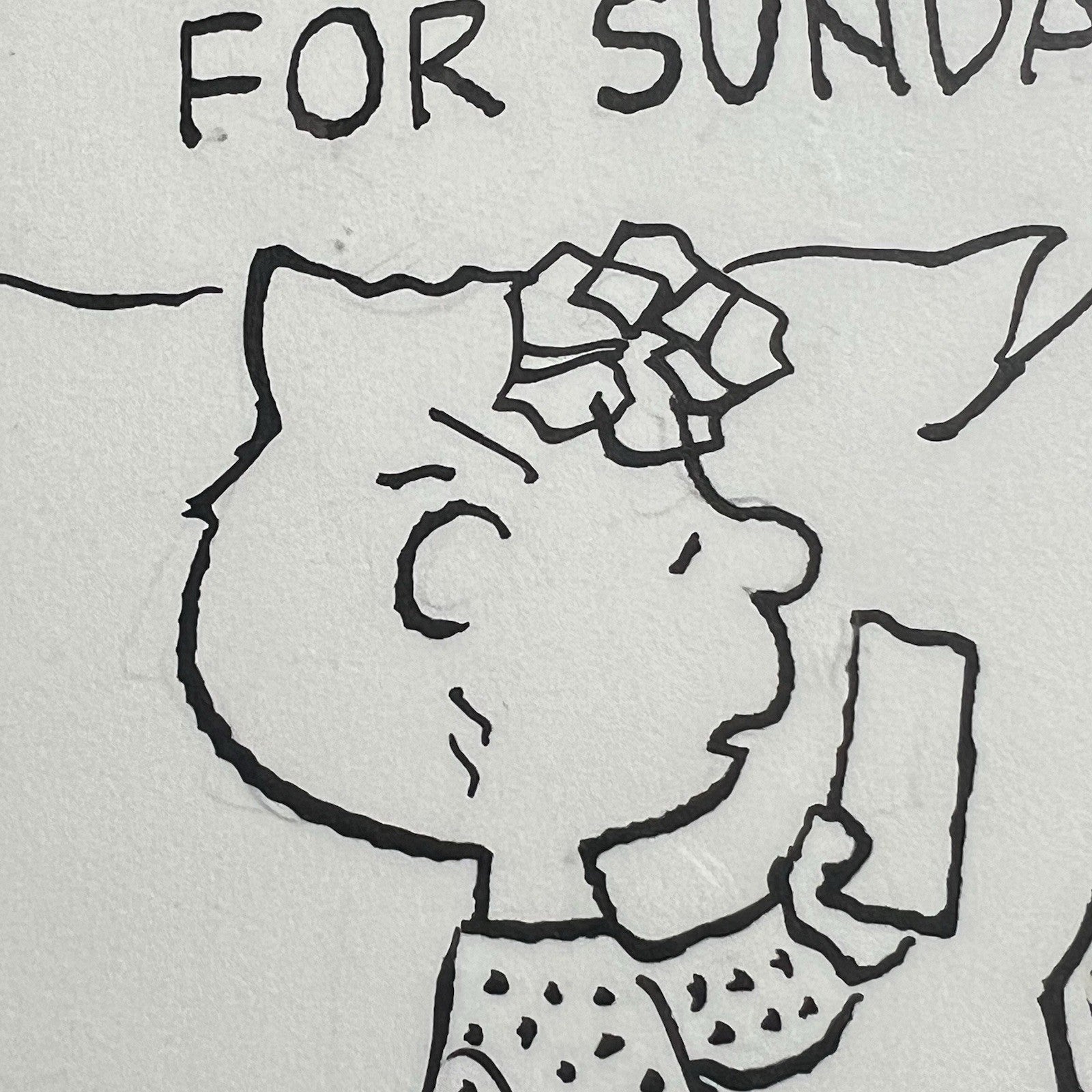 CHARLES SCHULZ * Original Signed Drawn Peanuts Artwork Comic Strip Autograph PSA