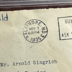 F. SCOTT FITZGERALD * PSA * Autograph Handwritten Envelope Signed and Addressed