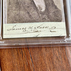 JAMES POLK * PSA * Autograph Cut Signature CDV Signed President Photograph
