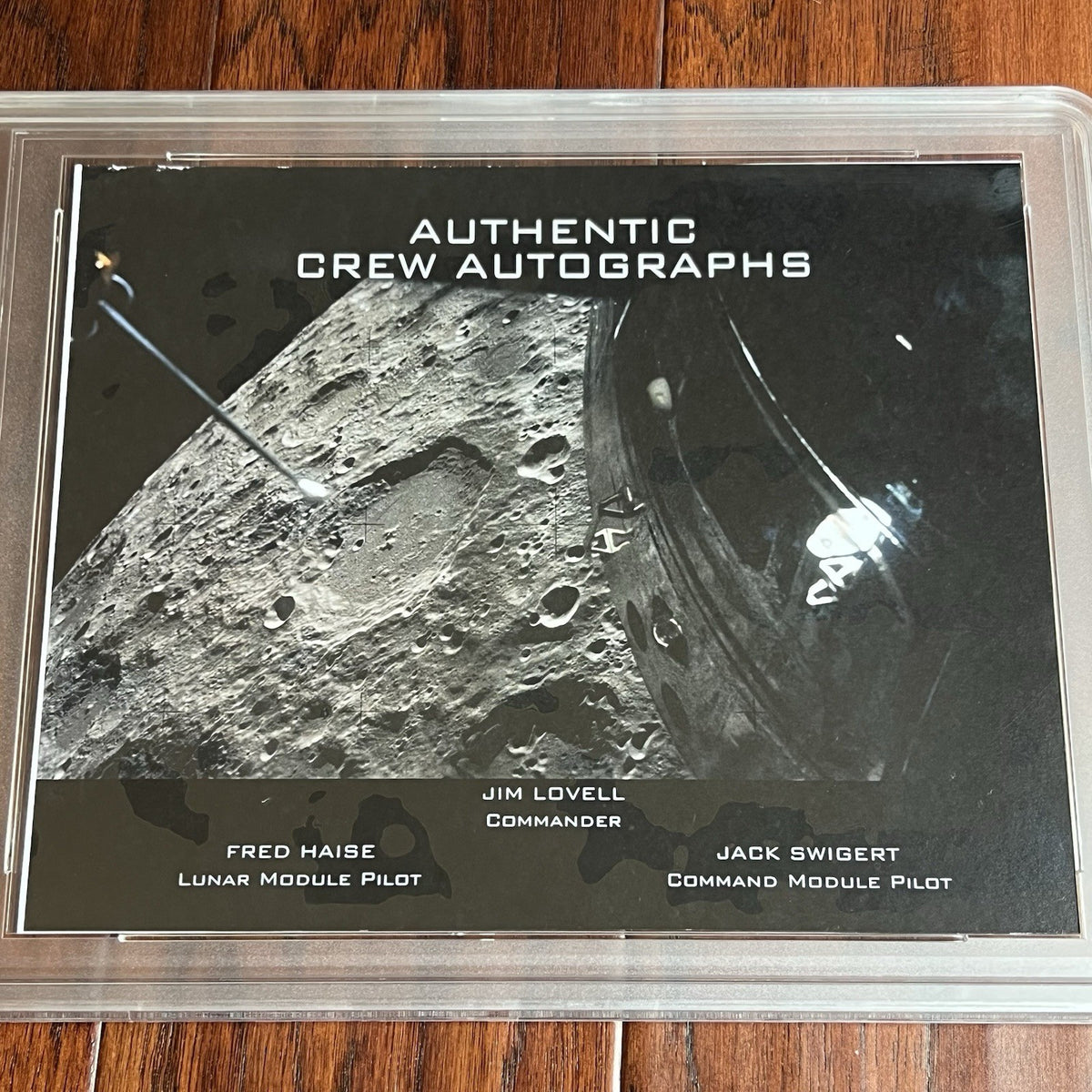 APOLLO 13 * PSA * CREW SIGNED AUTOGRAPH PRESENTATION * JACK SWIGERT JAMES LOVELL