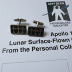 APOLLO 12 * LUNAR SURFACE FLOWN Cross Cufflinks * ALAN BEAN * MOON Autograph COA