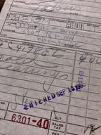 JACQUELINE KENNEDY * JSA * "Mrs. John F. Kennedy" Double (2x) AUTOGRAPH Receipt