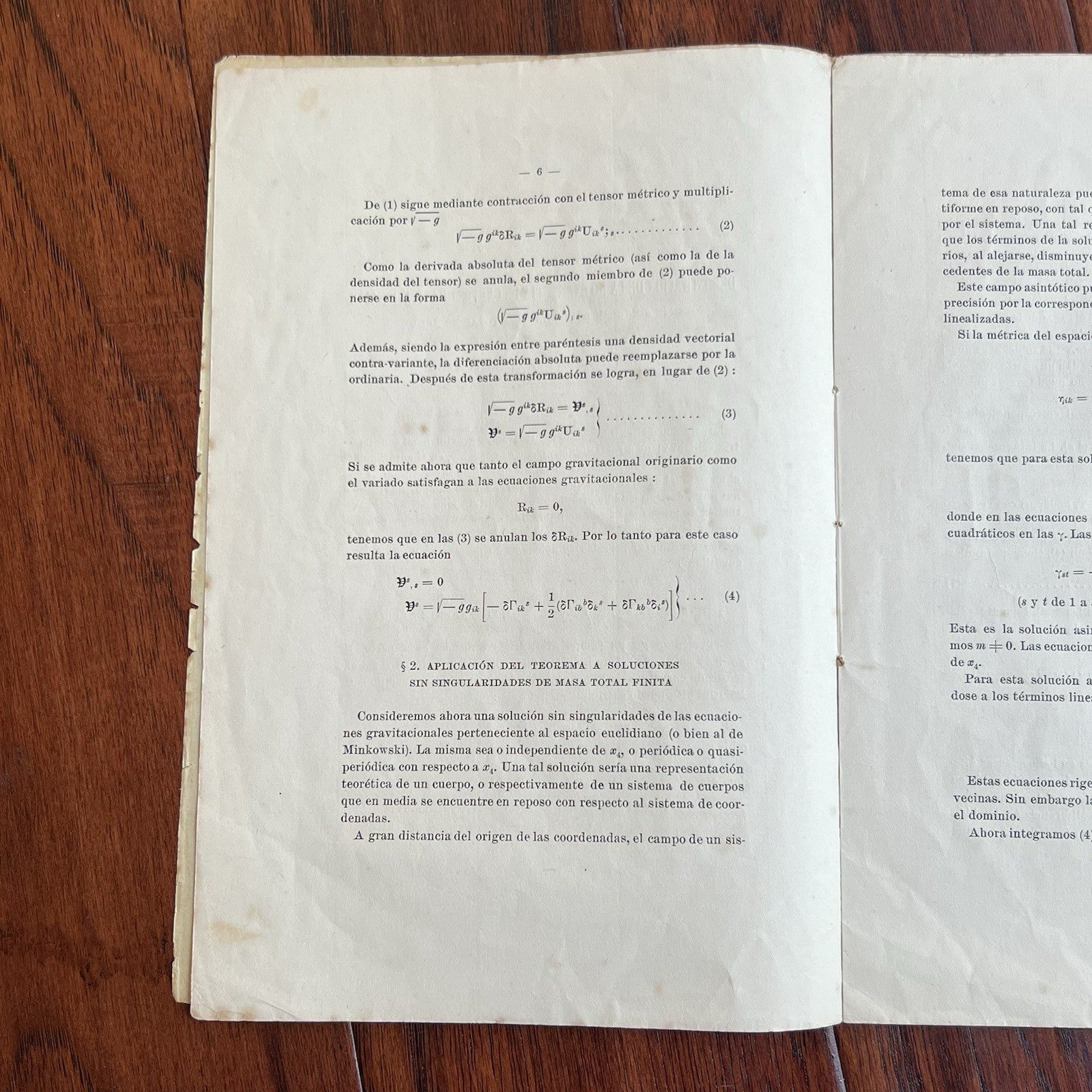 ALBERT EINSTEIN * PSA * Autograph THEORETICAL PHYSICS Signed * Rik = 0 Equation