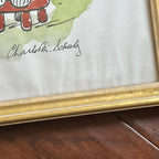 CHARLES SCHULZ * Limited Edition Lithograph Print Signed Doctor Is In Autograph