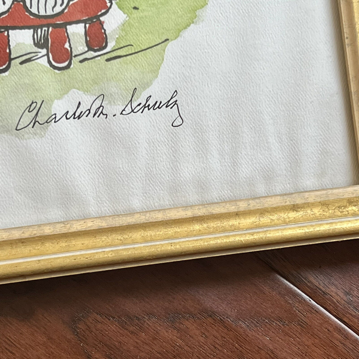 CHARLES SCHULZ * Limited Edition Lithograph Print Signed Doctor Is In Autograph