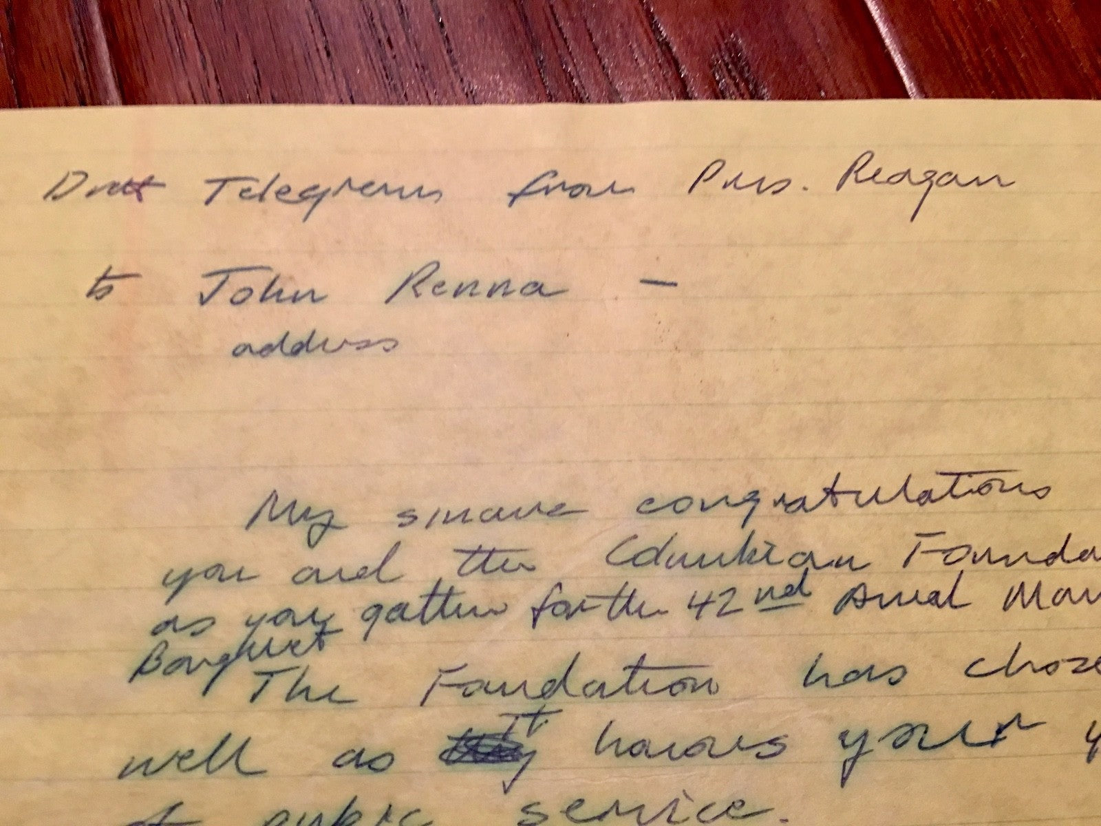 George H.W. Bush * JSA COA Handwritten AUTOGRAPH letter SIGNED as "Pres. U.S."