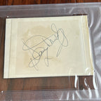 FRANK SINATRA & SAMMY DAVIS JR. * PSA * Autograph Card SIGNED * "Rat Pack" Duo