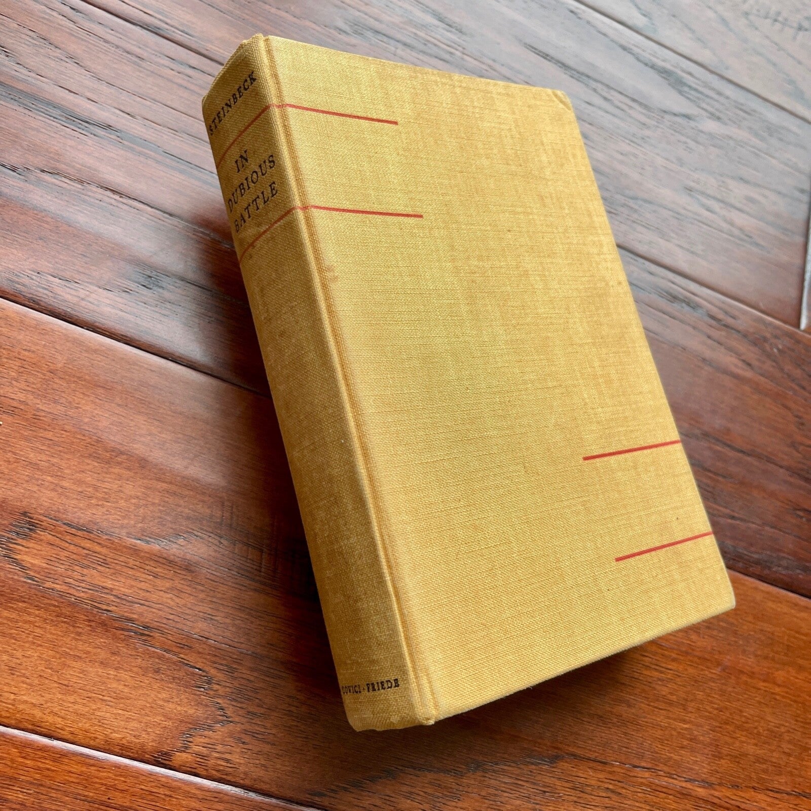 JOHN STEINBECK * PSA * Autograph 1st Edition IN DUBIOUS BATTLE Book Signed