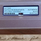 NAPOLEON BONAPARTE * PSA * Autograph Letter Signed During Hundred Days * 1815