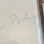 GEORGE W. BUSH * Beckett BAS * Signed Texas Rangers 3x5 Index Card Autograph