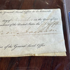ANDREW JACKSON * PSA * Autograph Cut LAND GRANT Signed as President Signature