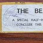 PAUL McCARTNEY + RINGO * JSA * Beatles AUTOGRAPH Cut Signatures SIGNED