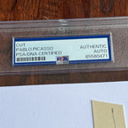 PABLO PICASSO * PSA * Autograph Signature Signed DOVE OF PEACE Printed Artwork