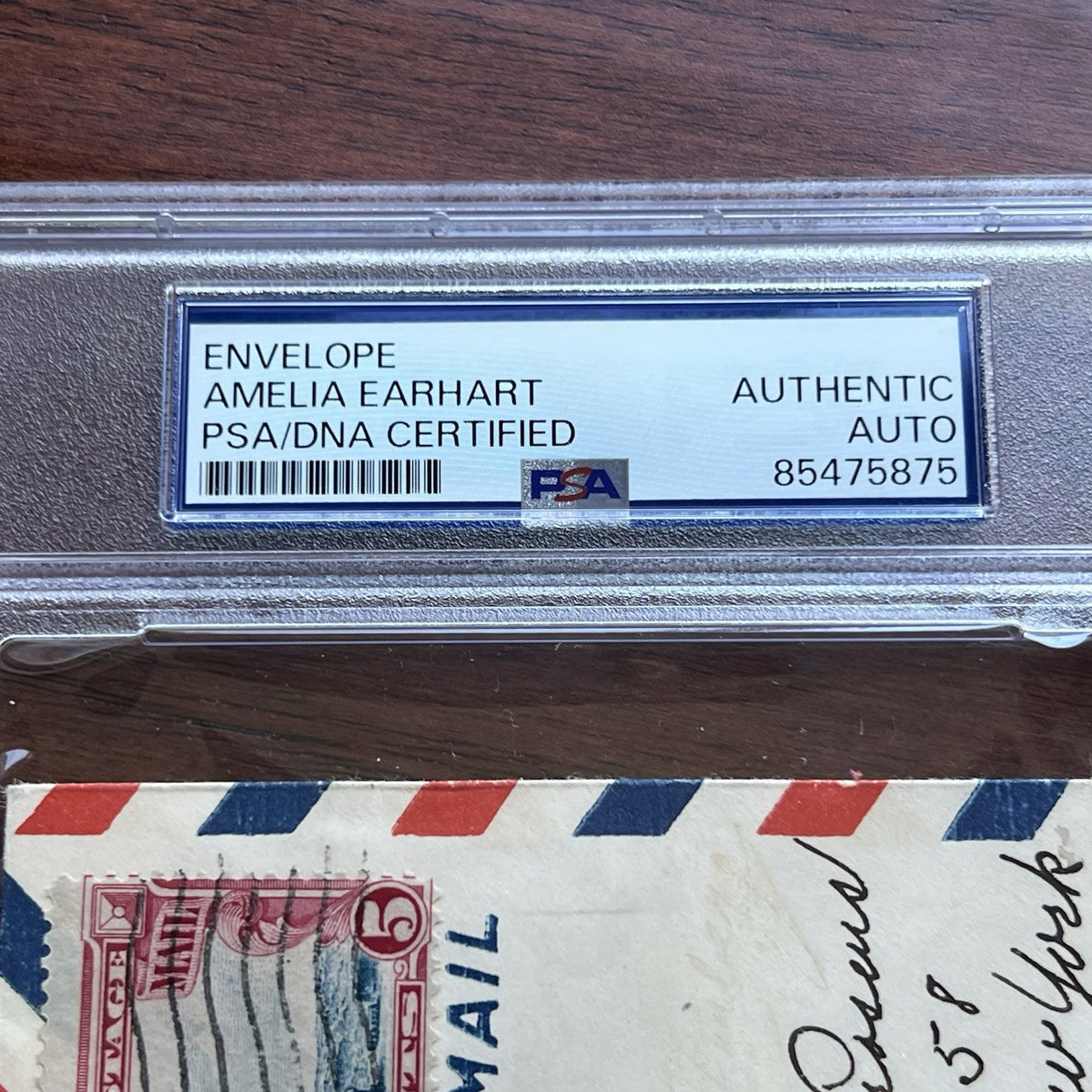 AMELIA EARHART * PSA * Autograph WOMENS AVIATION DERBY Cover Signed * 1929