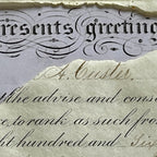 GEORGE CUSTER * PSA * Autograph MAJOR GEN. Promotion Signed by ANDREW JOHNSON