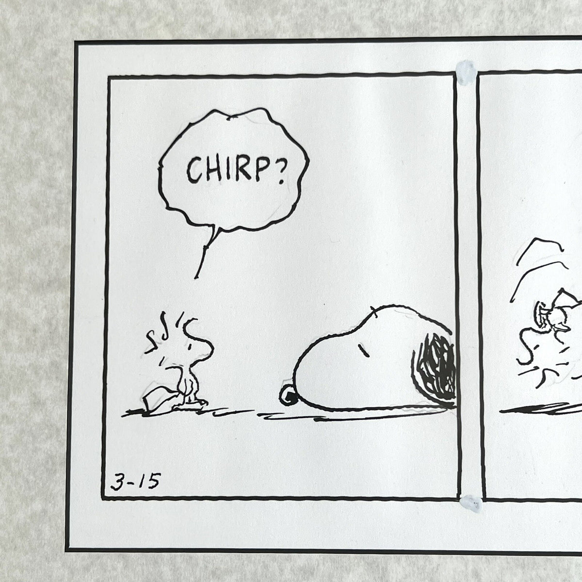 CHARLES SCHULZ * PSA * Original Snoopy Artwork Strip Signed * Autograph Drawing