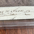 JAMES POLK * PSA * Autograph Cut Signature CDV Signed President Photograph