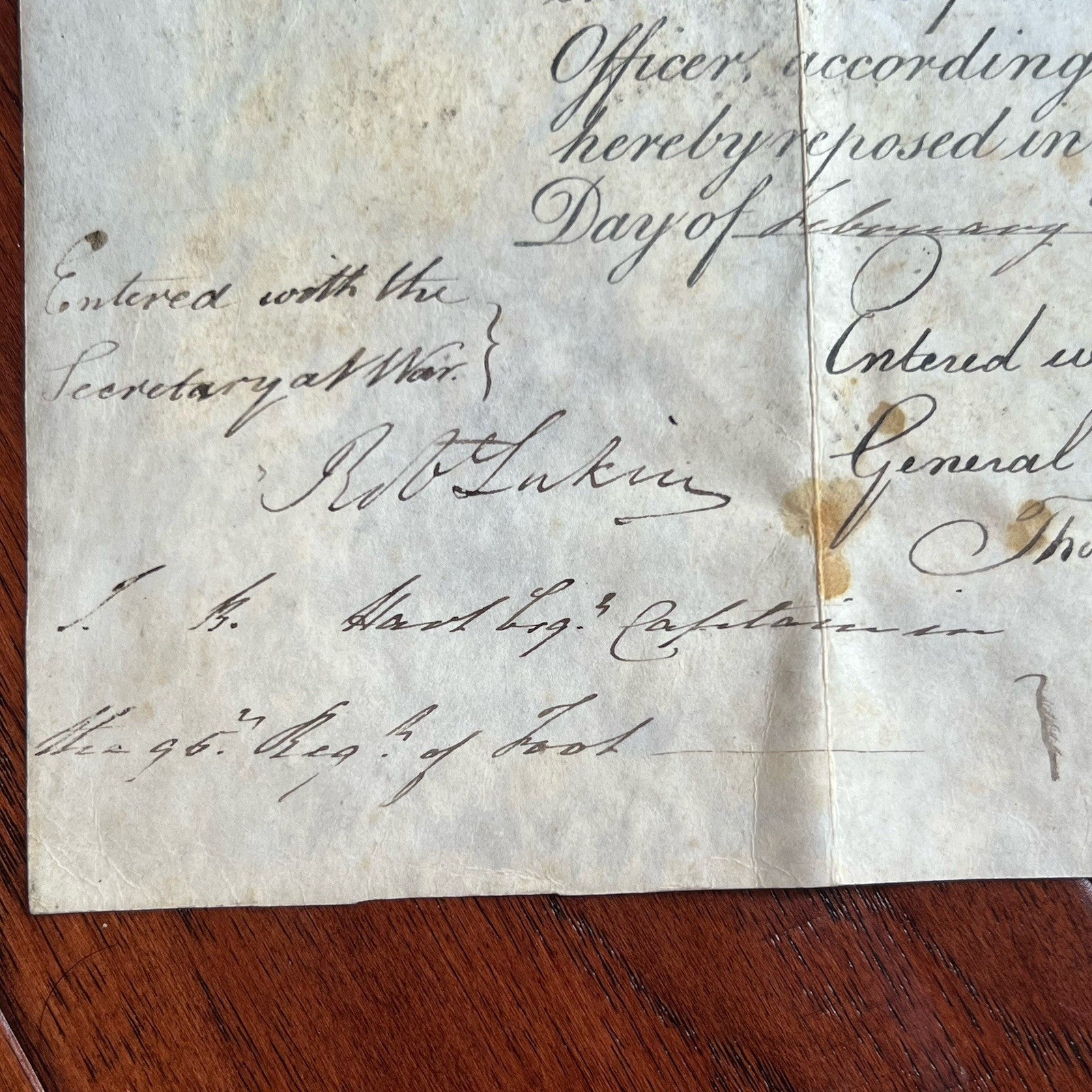 Mad KING GEORGE III * PSA/DNA * Royal APPOINTMENT Signed * 1809