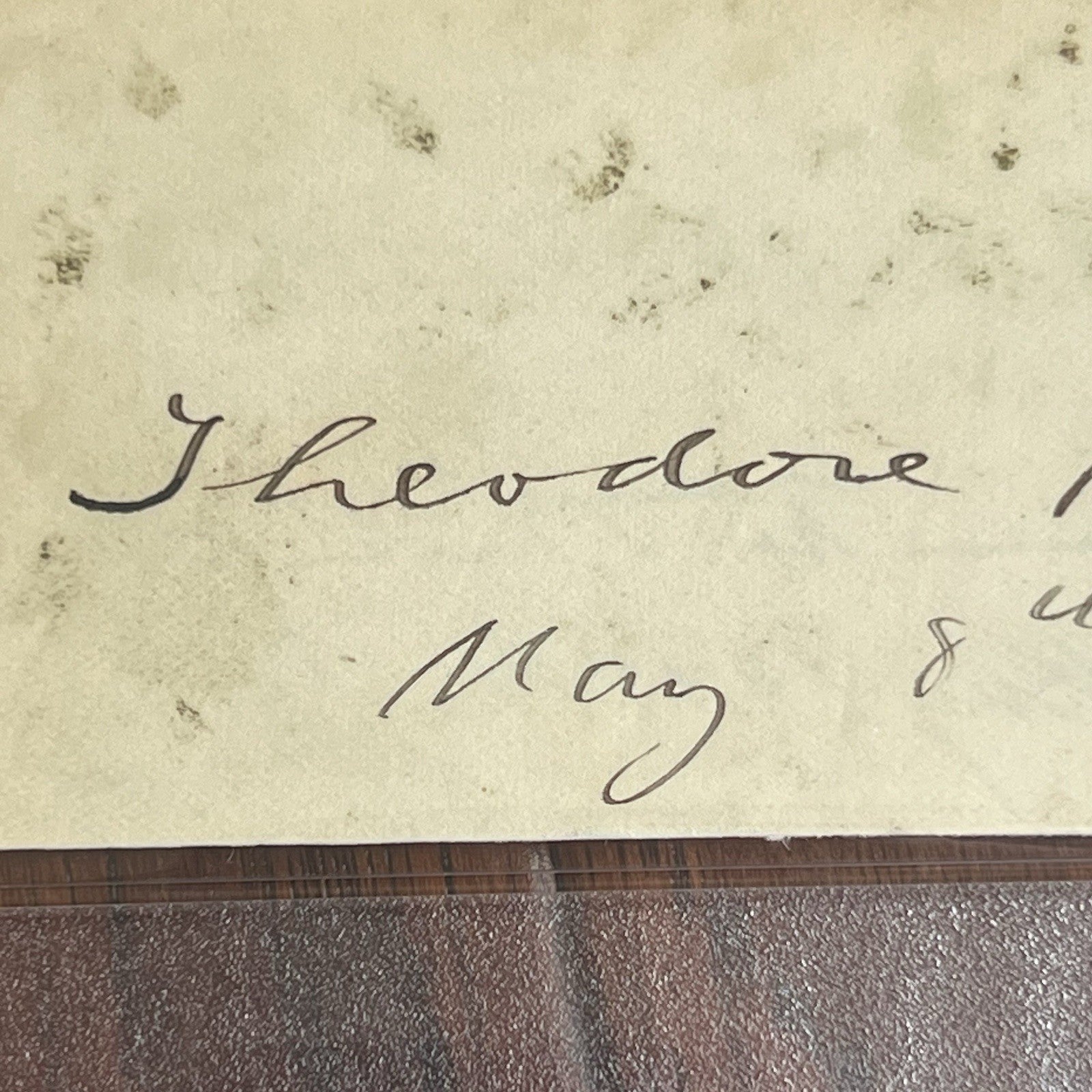 THEODORE ROOSEVELT & WILLIAM McKINLEY * PSA & JSA * Autograph Album Page SIGNED