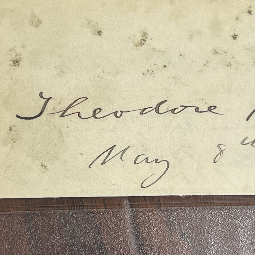 THEODORE ROOSEVELT & WILLIAM McKINLEY * PSA & JSA * Autograph Album Page SIGNED