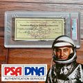 VIRGIL "GUS" GRISSOM * PSA * Autograph BANK CHECK Signed * Apollo 1 Astronaut
