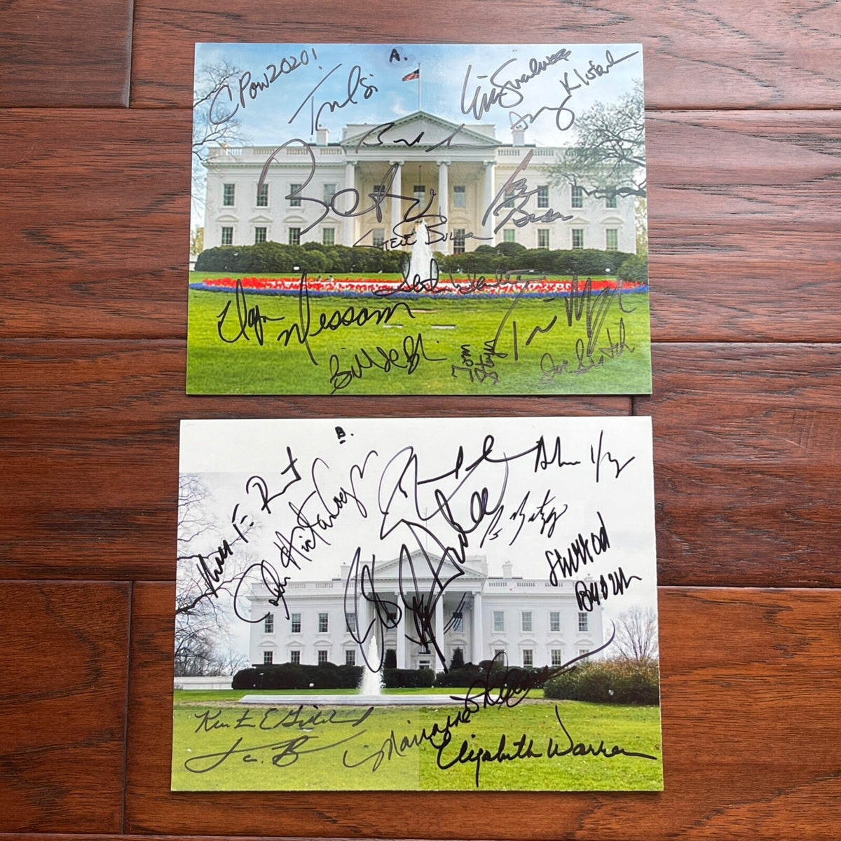 JOE BIDEN & KAMALA HARRIS * BAS * Autograph WHITE HOUSE Photo Signed * Buttigieg