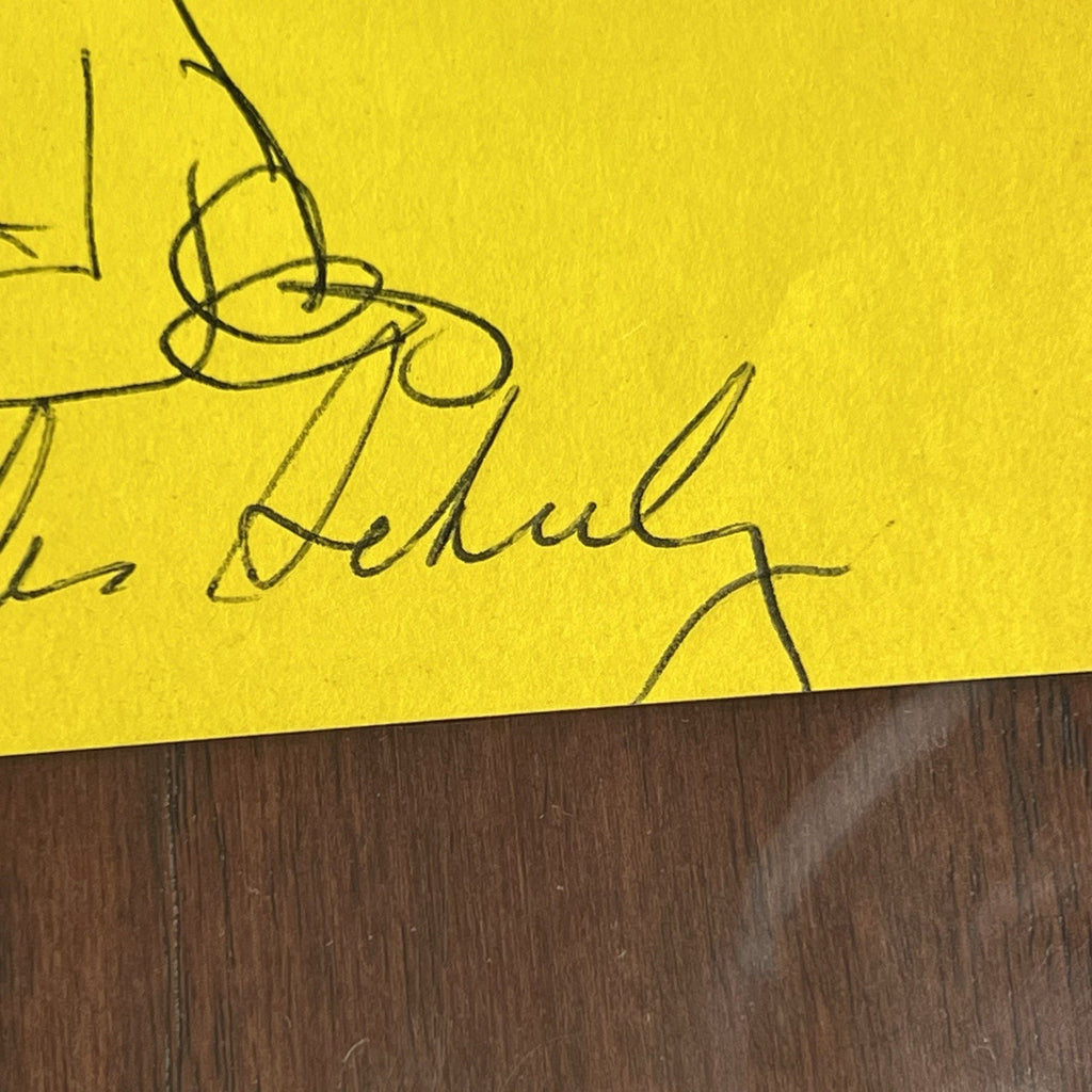 CHARLES M SCHULZ * PSA * Autograph SNOOPY Hand-Drawn Artwork Signed * PEANUTS