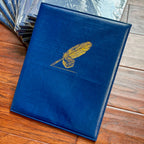 AUTOGRAPH Document + Photo Display Folders * Deluxe Leather Gold Emboss * Qty 10