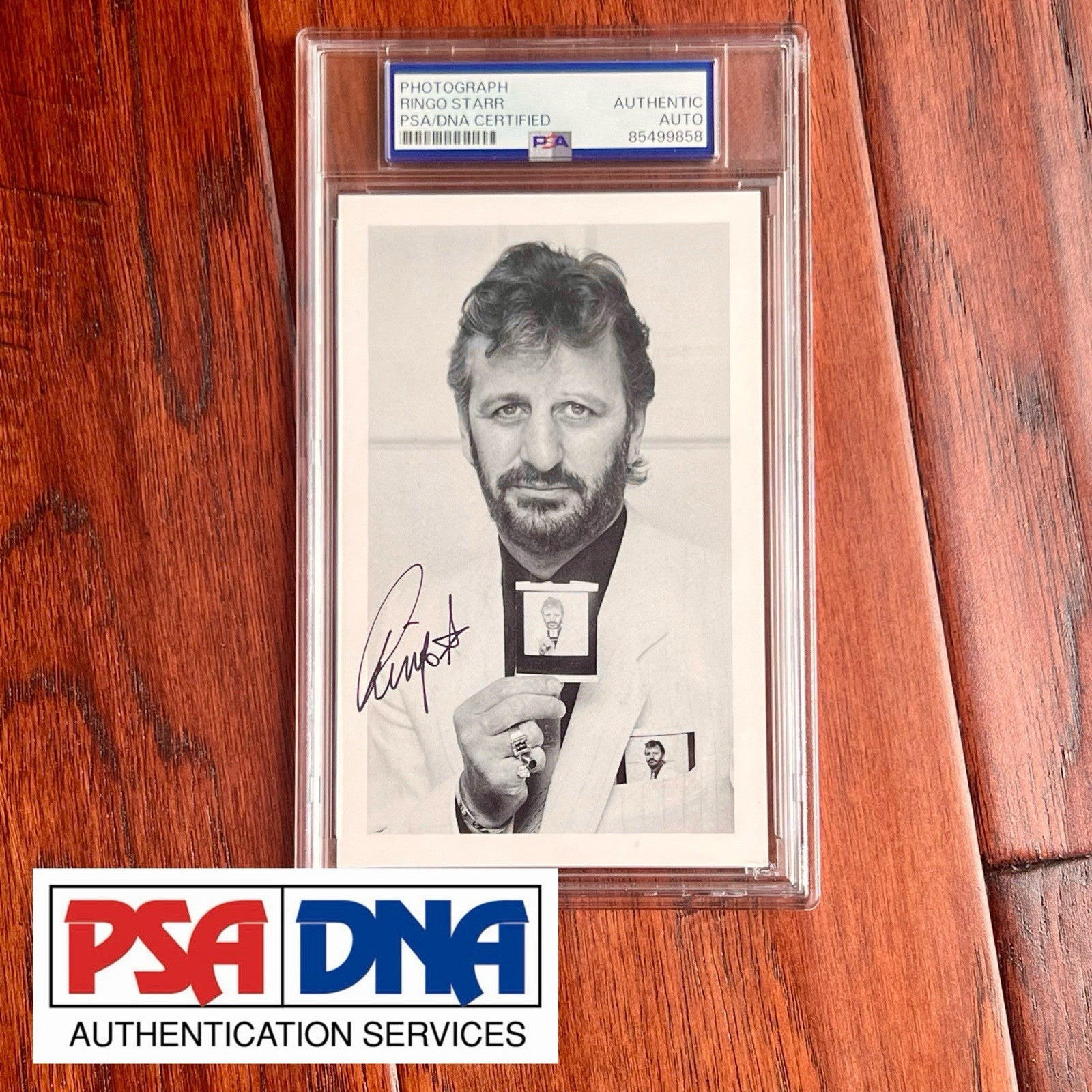 RINGO STARR * PSA *  Autograph BEATLES Drummer Photo SIGNED