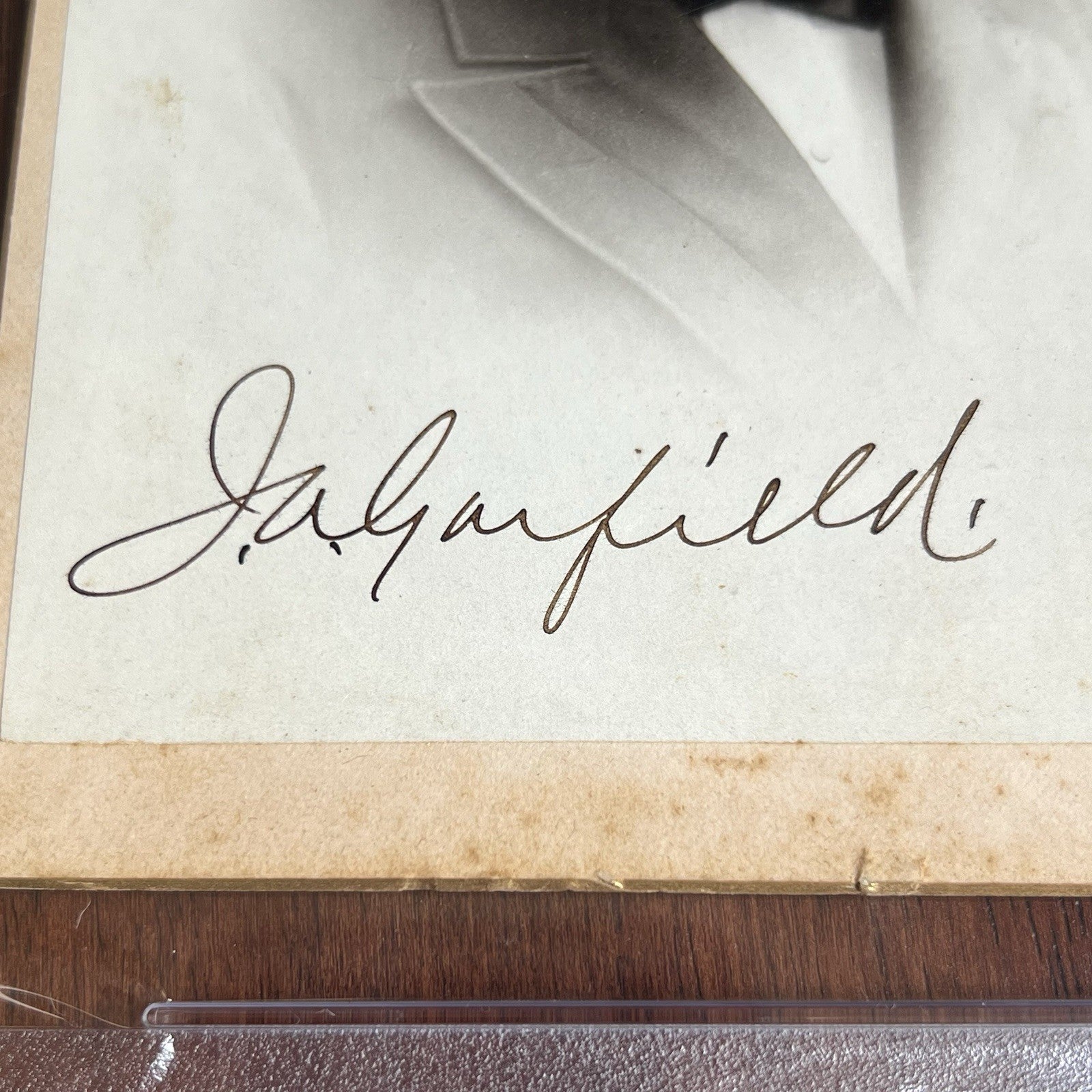 JAMES A. GARFIELD * PSA Gem 10 Graded * Signed Cabinet Card Photograph Autograph