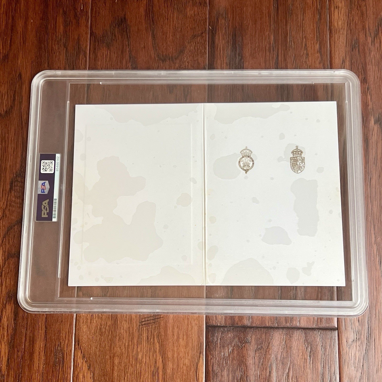 PRINCESS DIANA & KING CHARLES III * PSA * Autograph Family Xmas Card Signed 1983