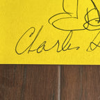 CHARLES M SCHULZ * PSA * Autograph SNOOPY Hand-Drawn Artwork Signed * PEANUTS